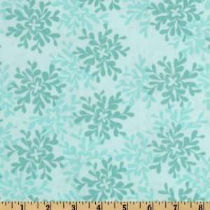  44 Wide Valori Wells Nest Leaves Turquoise Fabric By The 