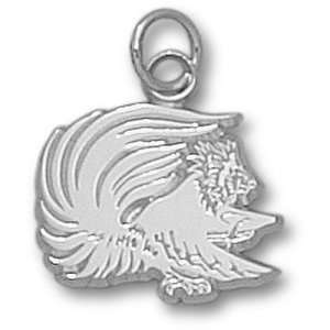 Jacksonville State Gamecock1/2 Pendant (Silver)