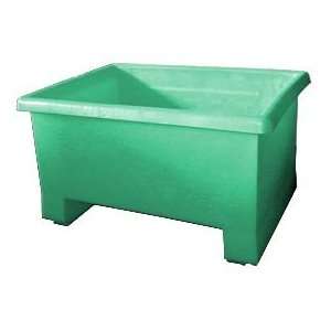  Stacking Plastic Container 32x24x18 600 Lb Cap. Green 