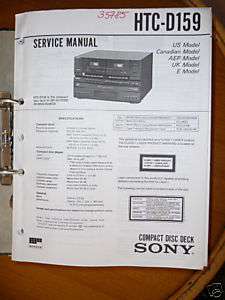Service Manual Sony HTC D159 HiFi Anlage,ORIGINAL  