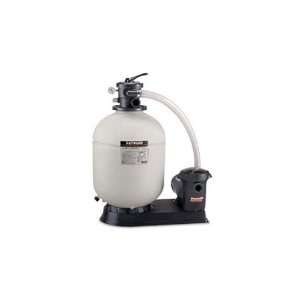 S166T92S Pro Series Top Mount Sand Filter System with 1 HP Pump 