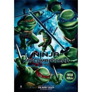  TMNT Poster Movie Turkish 27x40