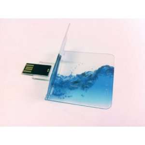  Water Art Credit Card Flash Drive 4GB Electronics