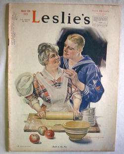 1919 March 15 Leslies Illustrated   Leyendecker Cover  