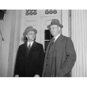  1937 photo Secretary and new Undersecretary of Treasury 