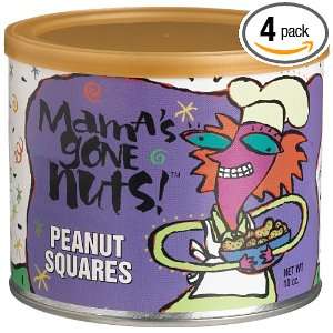 Leonard Mountain Peanut Squares, 10 Ounce Cans (Pack of 4)