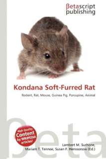    Furred Rat by Lambert M. Surhone, Betascript Publishing  Paperback