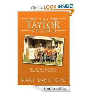    The Taylor / Lewis Family History From The Early 20s to Present