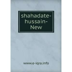  shahadate hussain New www.e iqra.info Books