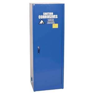 Space Saver Acid Storage Cabinet, Self Closing Door, 24 Gallon  
