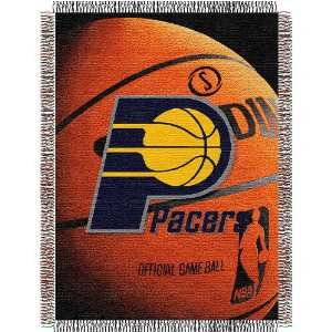   Pacers NBA Woven Tapestry Throw Blanket (48x60)