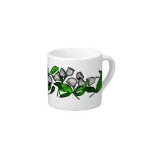  Lily of The Valley Espresso Cup Set