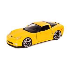  2006 Chevy Corvette C6 Z06 1/24 (Mass) Yellow Toys 