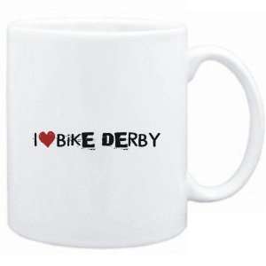  Mug White  Bike Derby I LOVE Bike Derby URBAN STYLE 