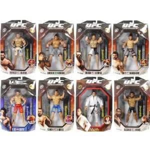  UFC Ultimate Fighting Championship Action Figure Set Of 8   8 