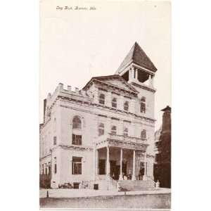   1910 Vintage Postcard   City Hall   Aurora Illinois 