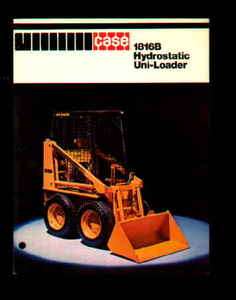 Case 1816B Hydrostatic Uni Loader Dealers Sales Brochure 1977 EXC 