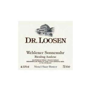 Dr. Loosen Riesling Auslese Wehlener Sonnenuhr Gold Capsule 2006 375ML