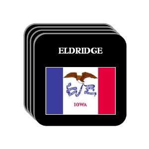  US State Flag   ELDRIDGE, Iowa (IA) Set of 4 Mini Mousepad 