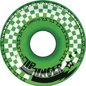  Krooked Zip Zinger 55mm Green Skate Wheels Sports 