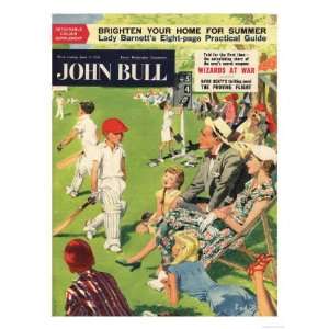 John Bull, Cricket Children Magazine, UK, 1950 Premium Poster Print 