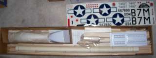 GREAT PLANES P 51D wood model airplane kit 57 inch radio control 