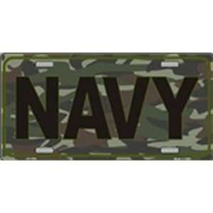US NAVY Camo Camoflage License Plates Plate Tags Tag auto vehicle car 