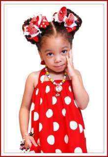 BOOAK *GIRL Boutique Disney Minnie Bows Bow Red CBD eBD  