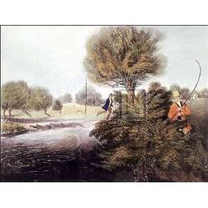  JAMES POLLARD   Fly Fishing for Trout Engraving