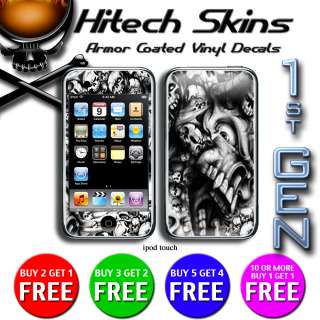 iPod Touch 1st gen skin   WHITE SOULS OF HELL  