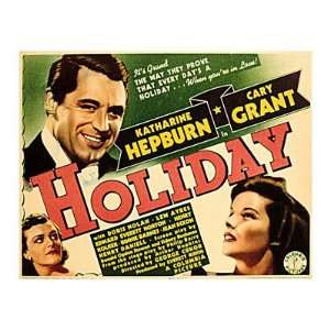 Holiday, Cary Grant, Katharine Hepburn, 1938 Premium 