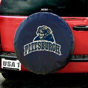 Pittsburgh Panthers NCAA Spare Tire Cover (Black)  Sports 