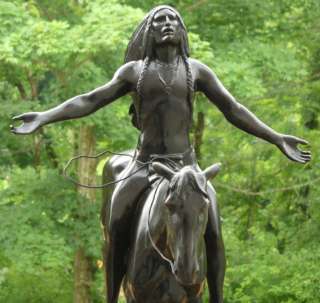 Appeal to the Great Spirit Indian Bronze Statue SALE  
