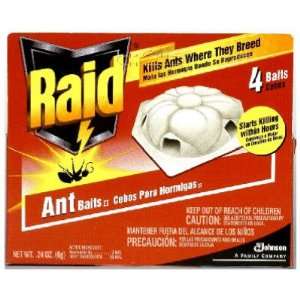  J Wax 71478 4CT Raid Ant Bait Redbox   Pack of 12