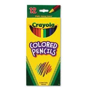  Crayola Long Barrel Colored 3.3 mm Woodcase Pencils   12 