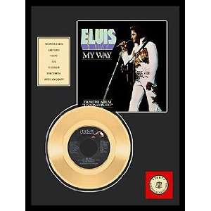  Elvis Presley   My Way Framed Gold Record (w/sleeve)