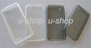 2X Case Hard Gel Soft Skin Cover for Apple iPhone 4 4G  