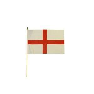   Ukps Flag St Georges Pk12 Polyster 18 X 12 On Wood Pole Toys & Games