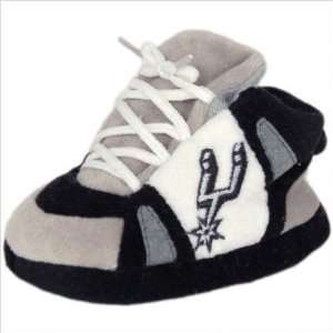  Comfy Feet SAS03 San Antonio Spurs Baby Slipper in Gray 