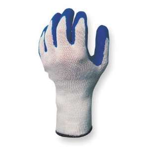  Gloves, Rubber Palm Coated Glove,Natural/Blue,Size Small 