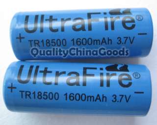 UltraFire Charger + 2 pcs 18500 1600mah 3.7V Battery  