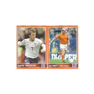   2005 Topps England National Team Soccer Cards Set