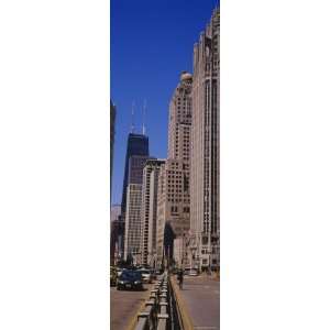  Skyscrapers in Michigan Avenue, Chicago, Illinois, USA 
