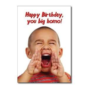  Funny Birthday Card Big Homo Bd Humor Greeting Ron Kanfi 