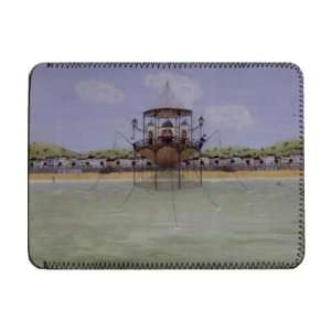  Fishing from the Pier by Mark Baring   iPad Cover 