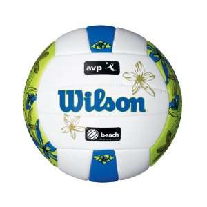  Wilson AVP Floral Green Volleyball