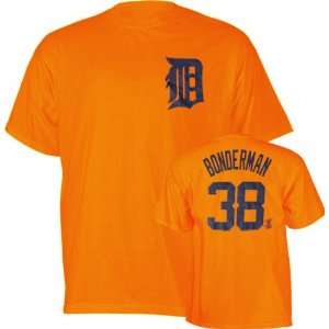 Jeremy Bonderman Orange Majestic Player Name and Number Detroit Tigers 