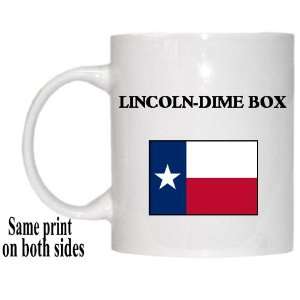  US State Flag   LINCOLN DIME BOX, Texas (TX) Mug 