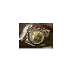 Gem Uncirculated 1977 D Roosevelt Dime Cut From Official US Mint Set 