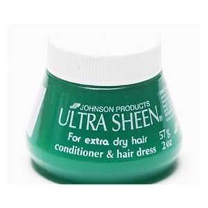  Ultra Sheen green Extra Dry Hair Gel 2.25 Oz Beauty